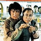 Jackie Chan and Yuen Chor in Ging chaat goo si (1985)