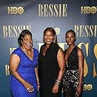 Queen Latifah, Mo'Nique, and Tika Sumpter at an event for Bessie (2015)