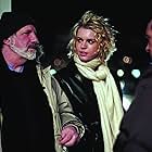 Antonio Banderas, Brian De Palma, and Rebecca Romijn in Femme Fatale (2002)