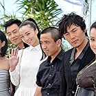 Ye Lou, Lei Hao, Hao Qin, Yawen Zhu, Xi Qi, and Fangyuan Chang at an event for Fu cheng mi shi (2012)