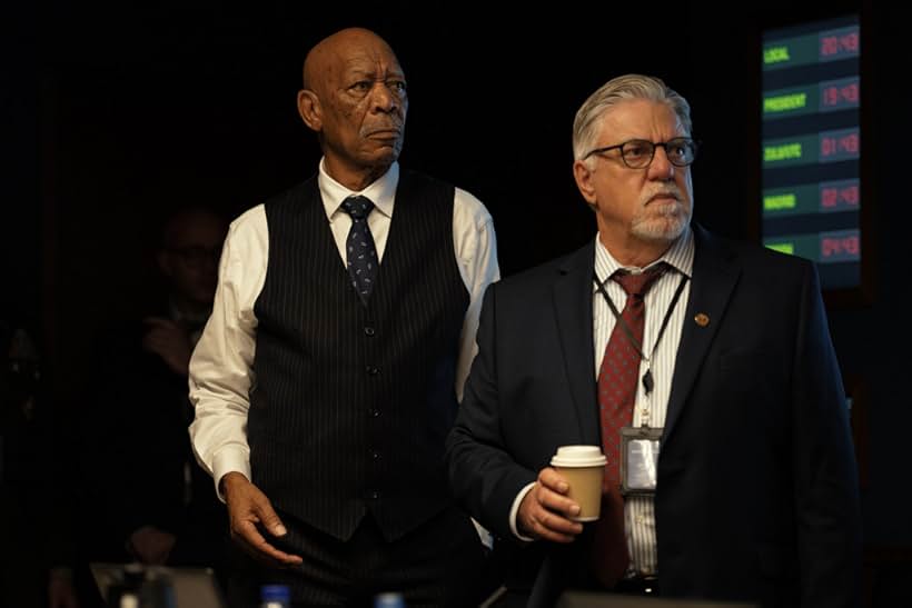 Morgan Freeman and Bruce McGill in Special Ops: Lioness (2023)