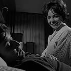 Leslie Caron and Tom Bell in The L-Shaped Room (1962)