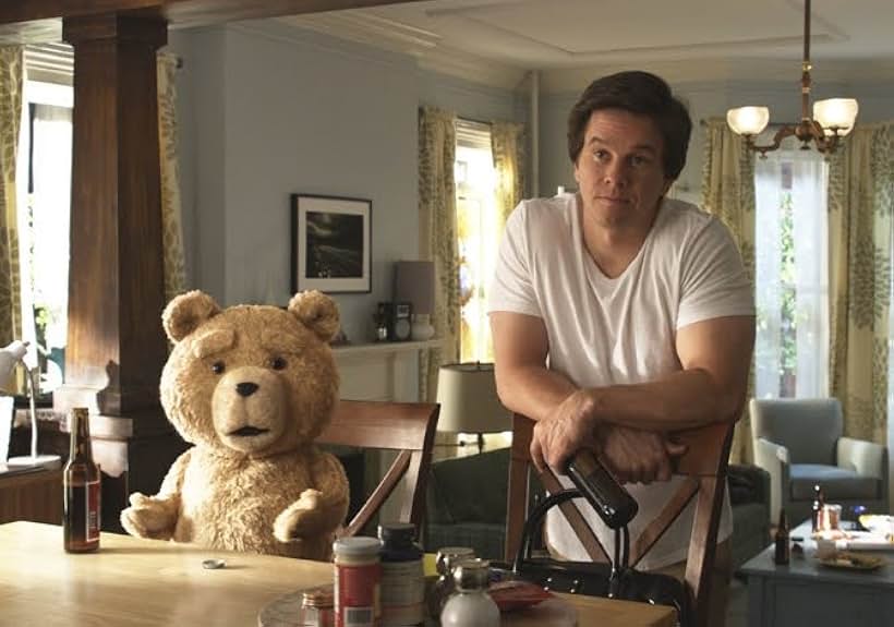 Mark Wahlberg and Seth MacFarlane in Ted (2012)