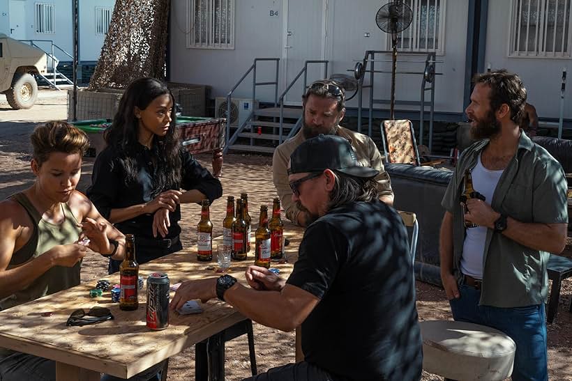 Zoe Saldana, Jill Wagner, James Jordan, Austin Hébert, and Jonah Wharton in Special Ops: Lioness (2023)