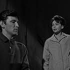 Leslie Caron and Tom Bell in The L-Shaped Room (1962)