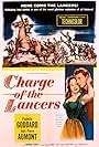 Jean-Pierre Aumont and Paulette Goddard in Charge of the Lancers (1954)