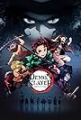 Takahiro Sakurai, Toshihiko Seki, Hôchû Ôtsuka, Hiro Shimono, Satoshi Hino, Yoshitsugu Matsuoka, Natsuki Hanae, Shizuka Ishigami, and Akari Kitô in Demon Slayer: Kimetsu no Yaiba (2019)