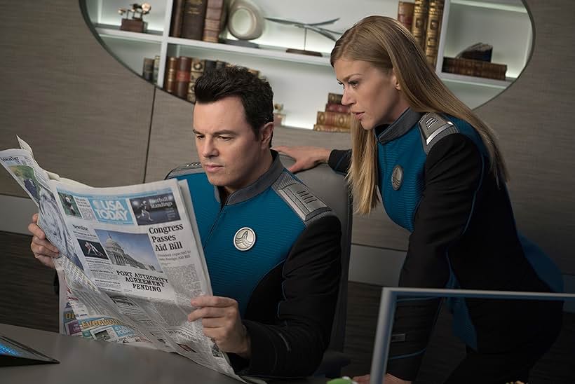 Seth MacFarlane and Adrianne Palicki in The Orville (2017)