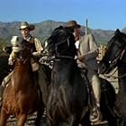 Jim Burk, Chuck Hayward, Boyd 'Red' Morgan, Hal Needham, Dean Smith, and Jerry Van Dyke in McLintock! (1963)