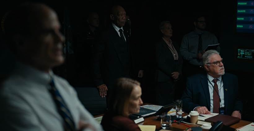 Morgan Freeman, Jennifer Ehle, Michael Kelly, and Bruce McGill in Special Ops: Lioness (2023)