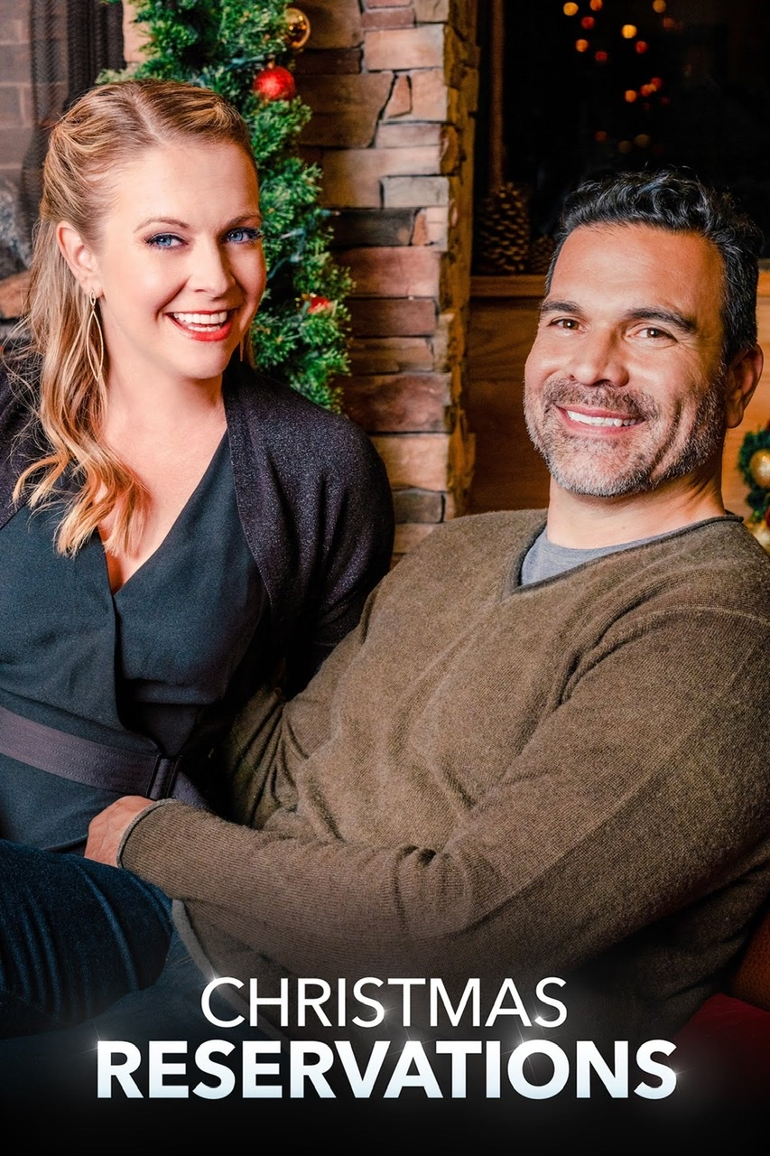 Melissa Joan Hart and Ricardo Chavira in Christmas Reservations (2019)