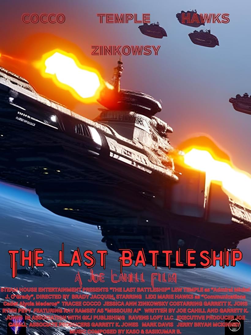 Lew Temple, Tracee Cocco, Lexi Marie Hawks, Garrett K. Jones, Ray Rumsey, Brady Jacquin, Gurpreet Kaso Singh, Rynn Pevy, Jessica Zinkowsky, Sasikumar B., and Joe Cahill in The Last Battleship (2025)