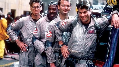 Dan Aykroyd, Bill Murray, Harold Ramis, and Ernie Hudson in Ghostbusters (1984)