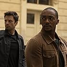 Anthony Mackie and Sebastian Stan in The Falcon and the Winter Soldier (2021)