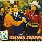 Cornelius Keefe, Ken Maynard, and Geneva Mitchell in Western Courage (1935)