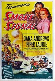 Dana Andrews and Piper Laurie in Smoke Signal (1955)