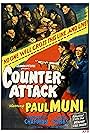 Rudolph Anders, Marguerite Chapman, Frederick Giermann, George Macready, Harro Meller, Paul Muni, Erik Rolf, Philip Van Zandt, and Wolfgang Zilzer in Counter-Attack (1945)