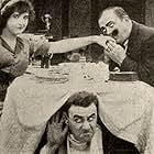 Jewel Carmen, Fred Mace, and Ford Sterling in The Professor's Daughter (1913)