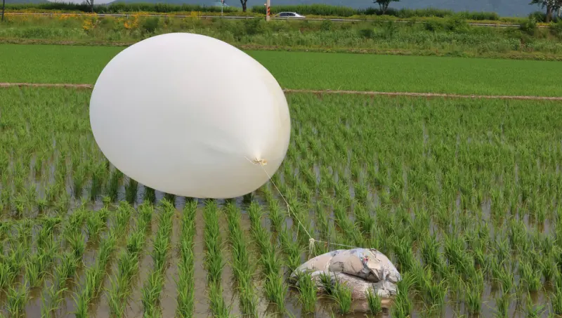 北韓六度「屎攻」！250「穢物氣球」飄向韓國　仁川機場也受影響