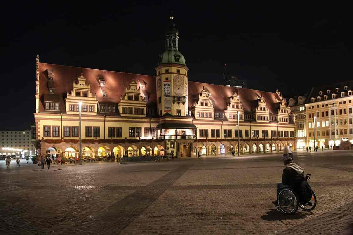 Altes Rathaus am Markt in Leipzig