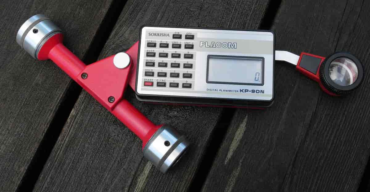 Digitalt planimeter.