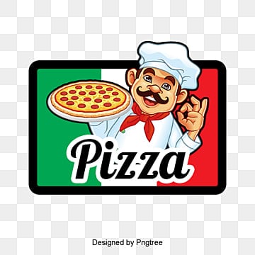 thiết kế logo biểu tượng pizza, Logo, Đầu Bếp, Nhân Vật Hoạt Hình Hình ảnh PNG và PSD