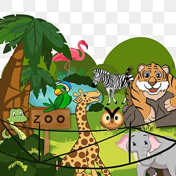 disegno di illustrazione zoo mobilitazione degli animali, Disegno Del Ratto, Disegno Dello Zoo, Clipart Di Zoo PNG e PSD