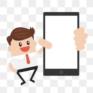 big screen screen mobile phone mobile phone png, Cartoon, Cartoon Man cell phone screen clipart hd png