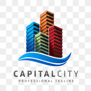 capital city real estate logo, City Clipart, Agency logo real estates vector hd png images