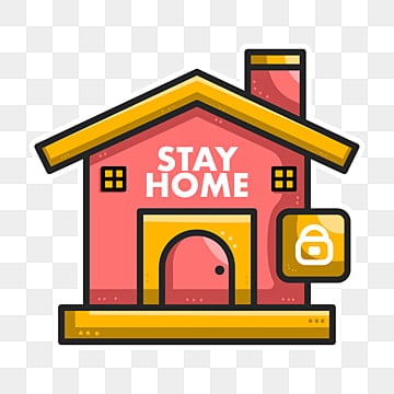 stay home icon design illustration, Home Icons, Clipart quarantine stay home vector png images