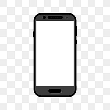 black cell phone with white screen, Black, Phone cell phone screen clipart vector