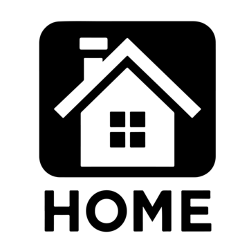 black home icon, Home, Black Home, Icon PNG Image and Clipart