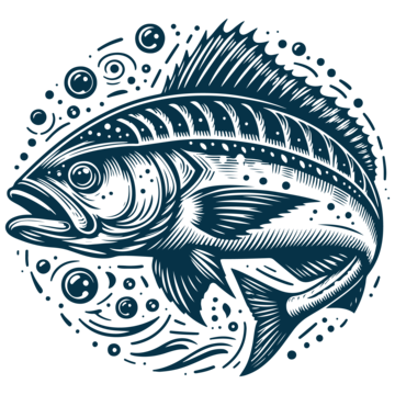 silhouette fish graphics for eco friendly product packaging, Fish Stencil, Fish Wall Art, Fish Stickers PNG Image and Clipart