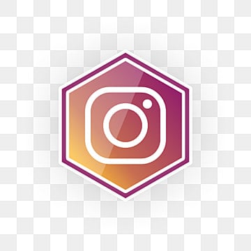 سداسية شعار instagram قالب