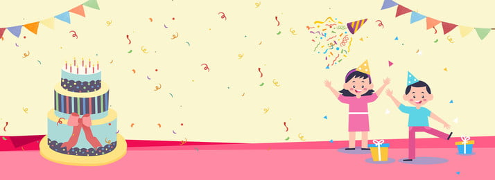 happy birthday poster background material, Happy Birthday Poster Psd Material, Happy Birthday, Cartoon Cute Background image