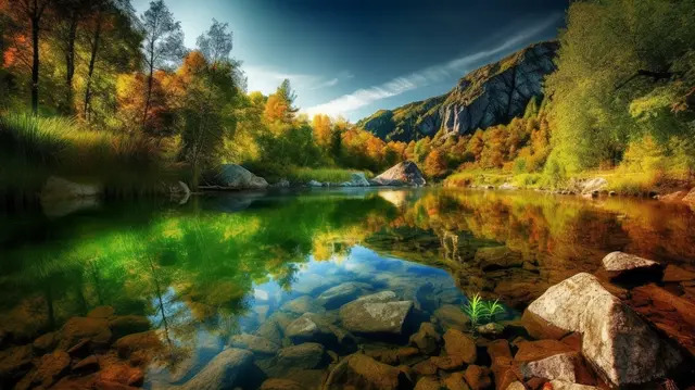 tapete hd natur wald see see im herbst Hintergrund, Bilder Von Naturtapeten, Hintergrund, Natur Hintergrundbild