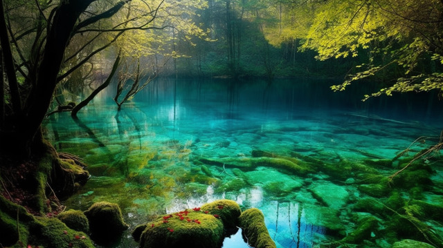 schöner see im wald Hintergrund, Die Schönsten Naturbilder Der Welt, Reisen, Natur Hintergrundbild