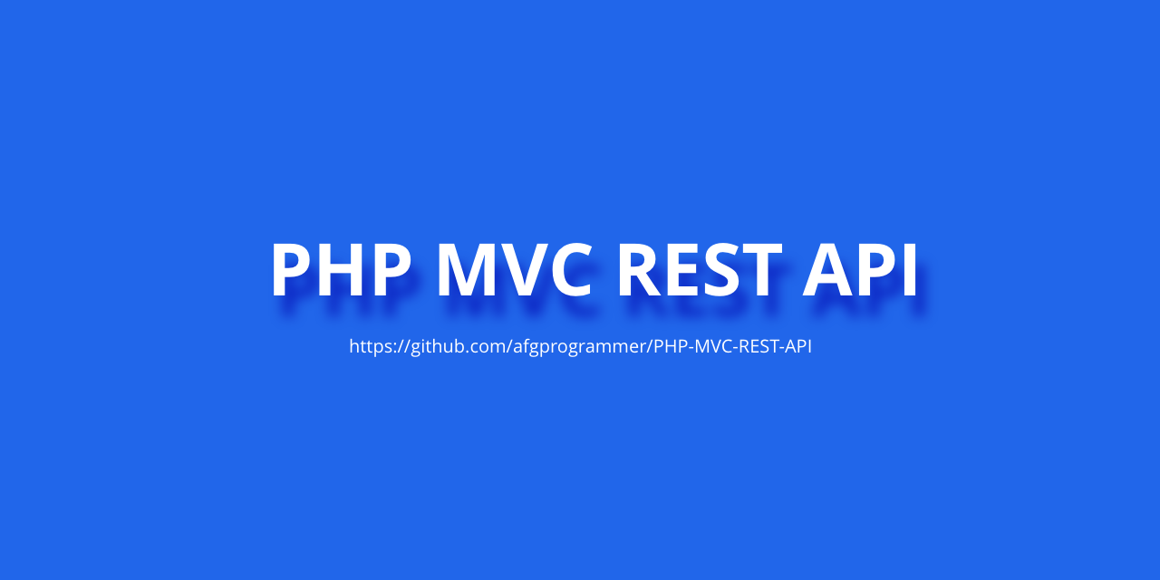 PHP-MVC-REST-API