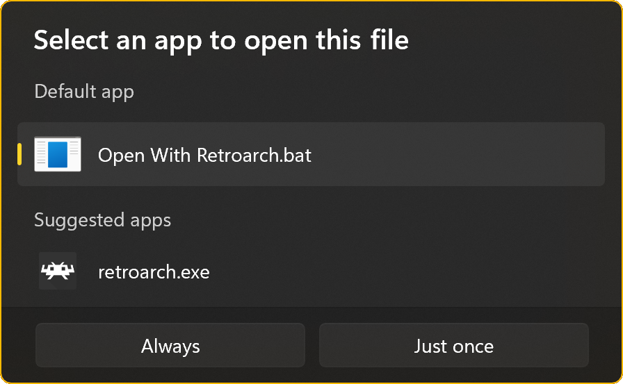 Open-with-Retroarch