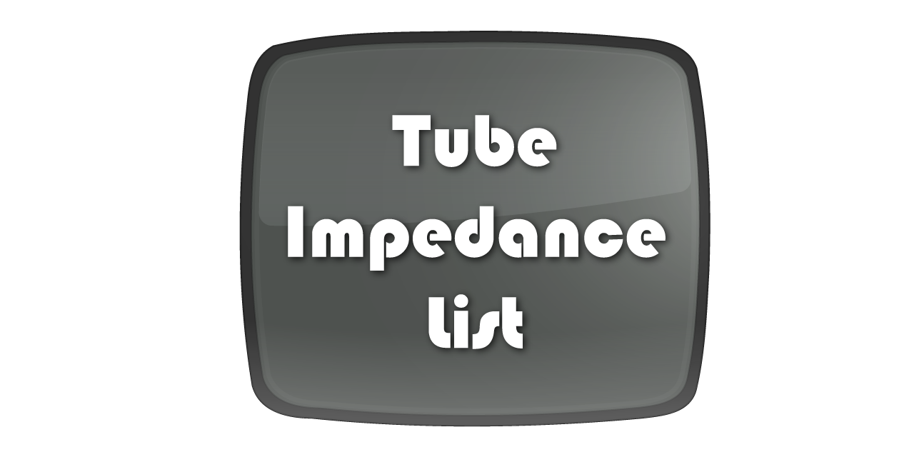 CRT-Tube-Yoke-Impedance-List