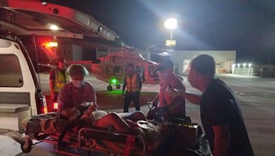9歲孩童疑似中風 澎湖醫療直升機連夜後送就醫
