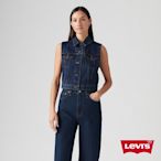 Levis 女款 經典無袖牛仔背心