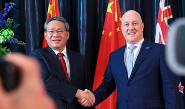 李強訪問新西蘭 中國將對新實施單方面免簽