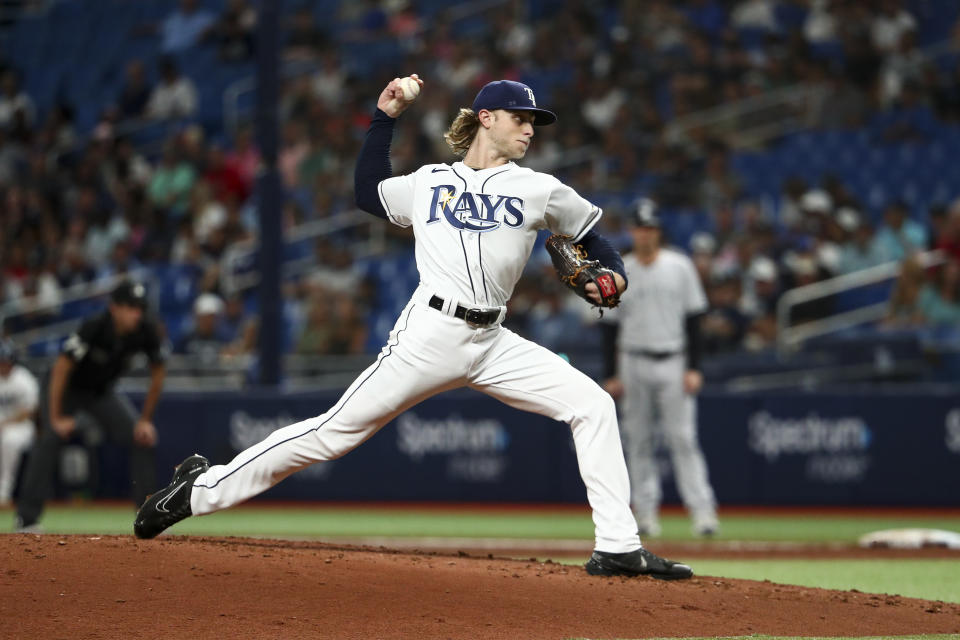 Shane Baz。(MLB Photo by Kevin Sabitus/Getty Images)