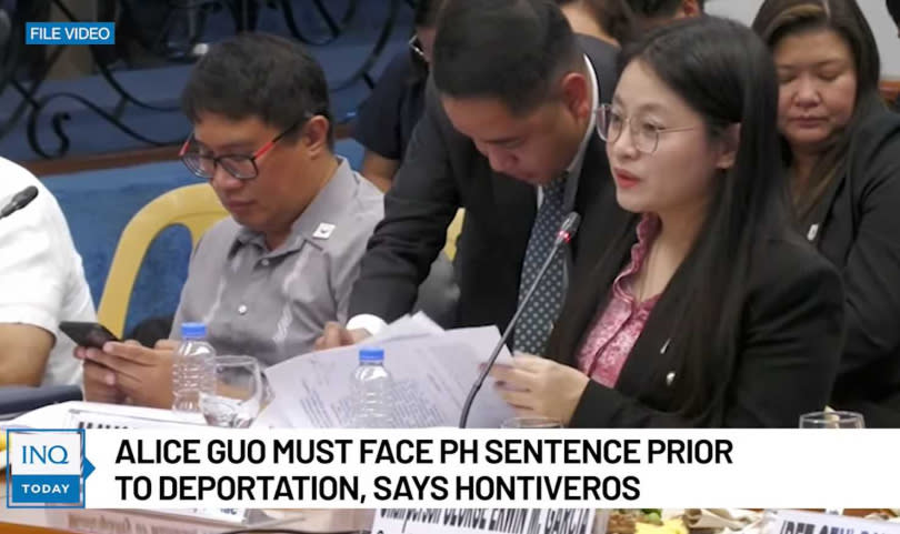 菲律賓女市長郭愛麗絲（右）被爆其實身分是中國外派的間諜。（圖／翻攝自INQUIRER.net）  