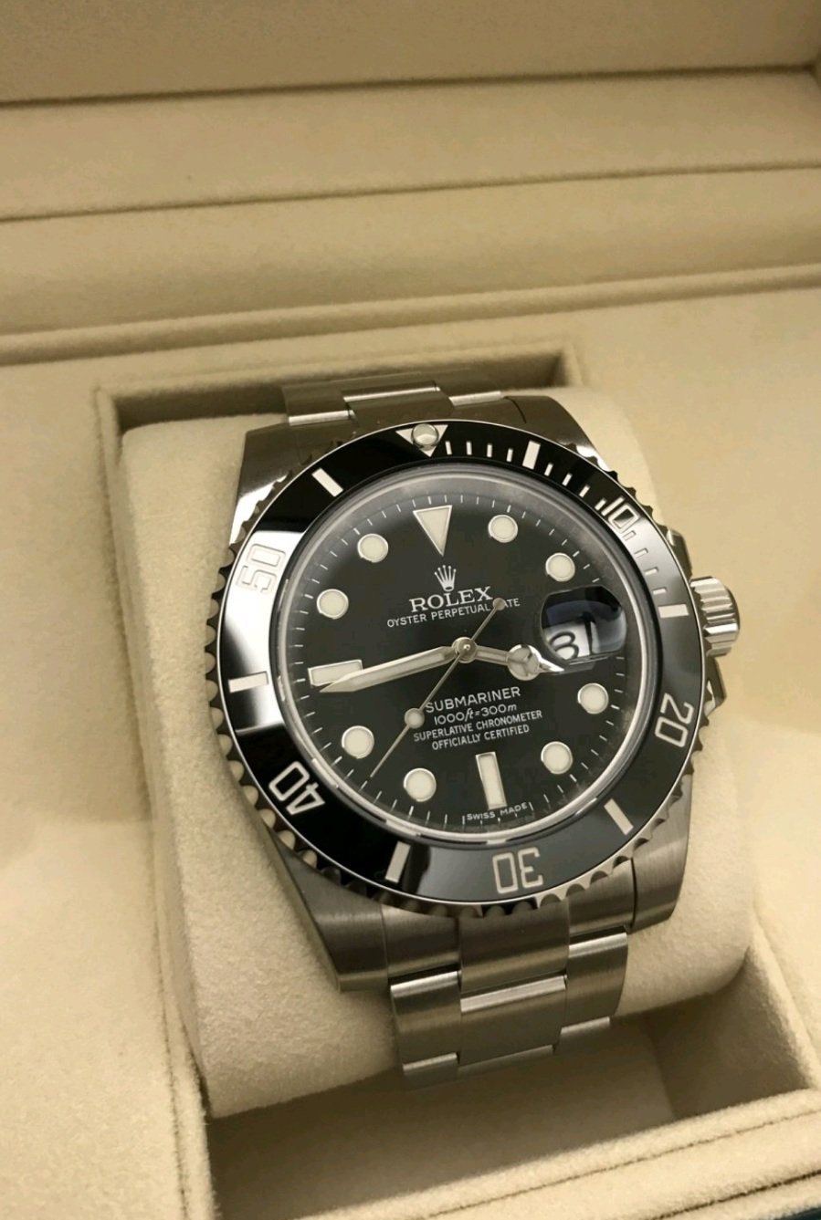 二手 ROLEX 116610LN 黑水鬼 國內保單