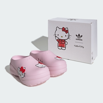 adidas 官方旗艦 ADIFOM STAN SMITH X HELLO KITTY 穆勒拖鞋 女 IG4446