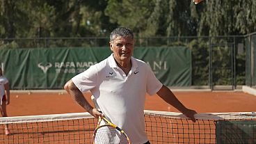 Toni Nadal im Rafa Nadal Center in Chalkidiki, Griechenland. 