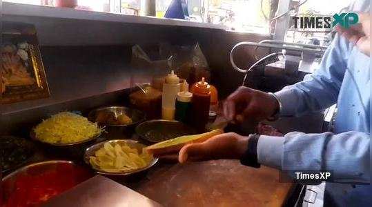 tasty bahubali sandwich in the streets of pune best biggest sandwich in maharashtra timesxp