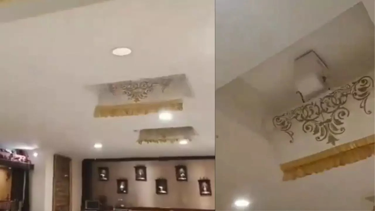 VIDEO Bengaluru Hotel With Ancient Pankha Leave X Users Surprised Some Call it Creepy Others Say